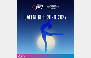 Le calendrier des compétitions 2026-2027 est en ligne