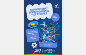 Championnat départemental par équipes GAF