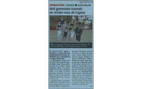Article de presse !