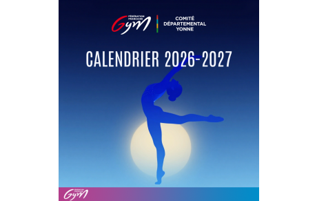 Le calendrier des compétitions 2026-2027 est en ligne