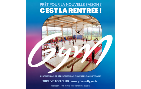 Bonne reprise ! Trouvez votre club de gym dans l'Yonne